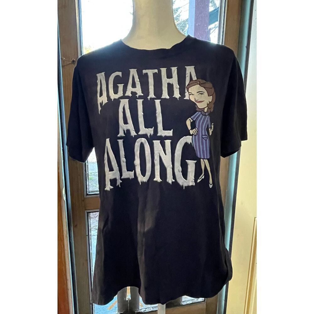 "Agatha All Along " Wandavision Marvel Junior Cut Crew Neck XL Short Sleeve